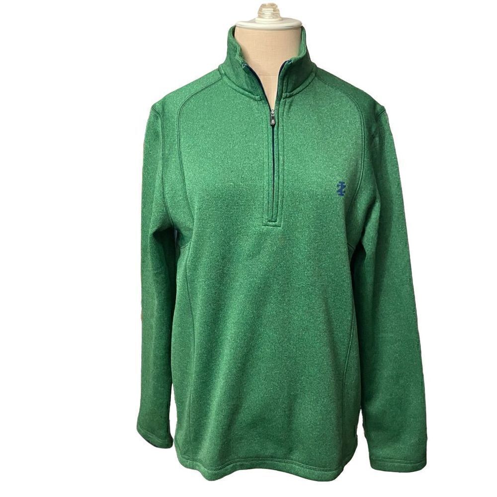 IZOD Golf Green Popover with partial front zip / SZ: S / EUC